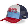 Capslab Berretto da uomo e donna, Jaws, berretto da camionista, regolabile, Rosso/Bianco/Blu/Navy, Taglia unica
