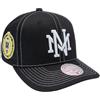 Mitchell & Ness Branded Contrast Stitch Pro Crown Snapback Cap Black