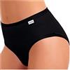 JADEA Slip Donna Midi Offerta 6 Pezzi Art. 786, Slip Donna (Nero, 6)