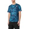 THE NORTH FACE NF0A895H7OR1 Men's 24/7 S/S Tee Reg Print T-Shirt Uomo Midnight Petrol Micro H Taglia S