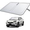BIXUAN Parasole Anteriore Compatibile con Toyota Yaris Cross 2020-2025 2026 Copertura Parasole Auto per Parabrezza, Ombrellone Pieghevole con Protezione UV Parasole Accessori