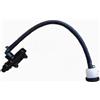 AKPOUYC Pompa freno posteriore moto Misura Per Keeway K Light Superlight 125 200 202 QJ200-2H Retro Chopper Pompa A Pedale Posteriore Liquido Freni Moto Freno Frizione Cilindro Principale(Full Set)