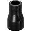 QUARKZMAN Tubo In Silicone Nero 25-38mm 1 Pz Per Raffreddamento Auto | Diametro Interno 38/25mm, Lunghezza 76mm, Spessore 5mm, Temperatura -60~300°C, Pressione 1Mpa, Olio, Antigelo, Aria.