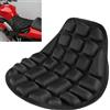 Smaoqingji Cuscino Traspirante Antiurto Sella Moto - 1 Pezzo, Nero, Motociclo Cuscinos Sedile, Adatto Alla Maggior Parte Delle Moto, Resistente Agli Urti e con Funzione di Riduzione Della Pressione