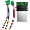 TOOWGM Resistenza della ventola del riscaldatore del motore del soffiatore con connettore Per Peugeot 207 607 1007 Per Citroen C2 C3 C5 Per Renault Per Nissan Tiida Livina 6441L2 7701048390 7701207718