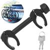 Warmfay Supporto per telaio lungo 32 cm, richiudibile, per tubo da stiro a U: Ø 2,5 - 3,0 cm, supporto universale di ricambio per tutti i supporti posteriori