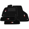 Somer Car Kit Tappetini Auto compatibili con Audi TT Mk3 (8S) 2014-2025 | Set Tappeti in Moquette, ricamo R_S, Tappeto auto su misura