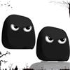 Hiemible Fodere Poggiatesta Auto - 2 Pezzi Fodere Poggiatesta Auto Divertenti,Interni Decorativi Per Viaggi Stradali Uomini Donne Guida Giornaliera Halloween Campeggio
