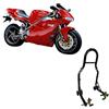 WinNet Cavalletto alzamoto alza moto compatibile con Ducati 748 916 996 alzare sollevare avantreno ruota gomma forcella anteriore davanti avantreno