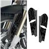 Black Doves Graphics - Adesivi Parasteli Parafango compatibili con BMW R1200GS LC (2013-2018) e BMW R1250GS (2019-2024) | PVC Laminato Antigraffio (TRIPLE BLACK)