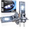 FUPE Lampadine LED H7 100W 36000LM, Kit Fari Auto 6500K Bianco Freddo con Sistema Anti-Errore CANBUS, Chip LED Alta Potenza IP67 Impermeabile, Ricambio Alogene per Auto e Moto, Confezione da 2