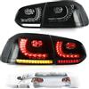 VLAND Fari Posteriori per Golf 6 MK6 GTD R TSI 2008-2013 (non per GTI/Variant/Cabriolet) Gruppo luci posteriori, Impermeabile, con indicatore di direzione sequenziale, 1 set (Fumé)