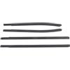 JAYWIS Striscia Ricambio 4 Guarnizioni Per Finestrini Auto Per Ford Per Ranger PX2 PX3 Per Wildtrak Per Raptor XLT XL Modanatura Guarnizione Per Portiere Guarnizione Esterna