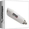 MOTOTOPGUN scarico gpr omologato alluminio bianco albus ceramic, db-killer incluso, h.79.alb compatibile con honda vfr 750 f 1990 1991 1992 1993 mototopgun
