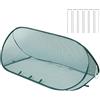 Generico Protezione Da Giardino A Maglia Fine - Protezione Per Piante Pieghevole, Pali Di Ancoraggio Sicuri, Copertura Per Frutta E Verdura, Tenda Protettiva Per Fiori, Rete Per Patio Per Cortile Resistente, S