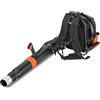 FUXTEC - soffiatore a zaino a scoppio - LBP185TPRO - motore 2 tempi 85cc 4kW - potenza di soffiaggio 95 m/s - sistema a spalla ergonomico - serbatoio 4,2 L lunga autonomia