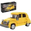 JAMARA 402879 CADA Citroën 2CV 1:24 Bricks, modellino di auto giocattolo per bambini dagli 8 anni in su, idea regalo per ragazzi e ragazze, design fedele ai dettagli, portellone posteriore manuale