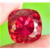20.00 CT Naturale Sangue Rosso Rubino Cuscino Certificato Mozambico Fantastico