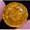 Naturale Arancione Opale 22.30 KT Rotondo Welo Messicano Non Scaldato Raro Gemma