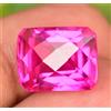 Gemscopious 13.30Ct Naturale Rosso Rosa Rubellite Tormalina Certificato Smeraldo Dama Gemma