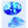 3.50 CT Naturale Raro Brillante Blu Tanzanite Certificato Ovale Loose Pietra