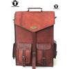 Fatto a mano Zaino In Pelle Da Uomo Verticale Per Laptop Con 4 Tasche Messenger