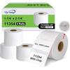 Oritdge 4 Rotoli da 11354 Etichette 32mm x 57mm per DYMO LW etichette di ritorno S0722540 compatibile per DYMO Labelwriter 550 5XL Labelwriter 450 4XL