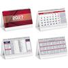 ONE SHOP di Bracalente Piero Calendario da tavolo scrivania uffico Olandese 2027 santi e lune festività internazionali cm19x45 (Table Note Rosso)