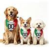 Generico Bandana Cane Personalizzata Per Mondiali 2026, Bandana Per Cani Con Nome E Numero Stile Calcio, 18 Modelli Di Bandiere，Per Cani Piccoli Medi Grandi, Amanti Dei Cani (Italia)