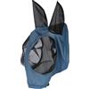 COVALLIERO FinoStrech Zipper FS26 - Maschera antimosche a maglia fine con chiusura lampo, elastica e leggera, protezione per occhi e testa (Smoked Blue, Cob)