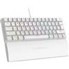 Rampage PLOWERK60 tastiera meccanica cablata da gioco Blue Switch Rainbow LED bianco