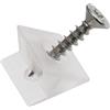 AERZETIX Kit di 60 cunei per pannello posteriore / 60 viti Ø3.5x20 mm