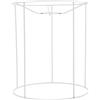 Cabilock Struttura Paralume in Ferro Intrecciata per Lampada da Tavolo e Lampadario, Telaio Diametro Rotondo 20-23 CM e Altezza Regolabile, Supporto per Lampade da Comodino e Salotto