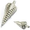 FAST WORLD SHOPPING ® Fresa Conica A Scalini 4 A 39 Mm Allarga Fori Punta Trapano In Acciaio Titanio Foratrice