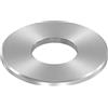 STEINBACHER© | Piastra di ancoraggio in acciaio inox, Ø100x6mm, con rettifica e smussatura circolare, V2A