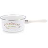 Quid Memory - Casseruola in acciaio smaltato, adatta per vetroceramica, elettrica, antiaderente