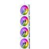 ADATA XPG Ventola HURRICANE MAG 120mm ARGB PWM 4er Pack WH 75261544