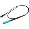 LVYXON Maniglia per stazione di saldatura per F210/F245, ferro di ricambio con filo in silicone ad alta temperatura da 1,2 m, impugnatura ergonomica anti-scottatura per strumenti di saldatura DWS-200, verde