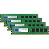 GLOBAL MEMORY 16GB (4 x 4GB) DDR4 2666MHz PC4-21300 288-PIN DIMM Memoria RAM Kit per PC DESKTOPS/SCHEDE Madre