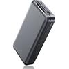 DIAIDIAI Power Bank USB C 26800 mAh: PD20 W, ricarica rapida, batteria esterna per cellulare, con 2 uscite e 2 ingressi per smartphone
