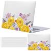 FFBOFFC Custodia Compatibile per MacBook Neo da 13 pollici Modello 2026 (A3404) con chip A18 Pro, Copertina Rigida in Plastica Protettiva e Tastiera Cover, 1651 Fiore dorato