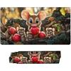 WEISHIWE Tappetino Mouse XXL 800 x 300 mm- Tappetino Mouse Gaming Topo carino Mousepad- Controllo Preciso Migliora la Velocità e la Precisione- Tenuta Stabile- Lavabile- Accessori Scrivania i-466