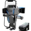 Kunxing Supporto Per Cellulare Per VW Tiguan 2010 - 2019 E Volkswagen Golf Sportsvan (16 - 21), Supporto Per Smartphone Con Utilizzo A 360°, Fissaggio A Bocchette Di Aerazione, Nero