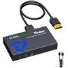 Yinker Splitter HDMI 4K@60Hz 1 in 2 Out per doppio monitor, solo schermi mirror/duplicati, HDMI2.0, 4:4:4, 30-bit, HDCP2.2, 18Gbps