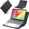 Smatree MS82 Custodia protettiva rigida in EVA con stand compatibile per 15,6 pollici ASUS Vivobook 15X OLED/Vivobook Pro 15 OLED, per ASUS P1512/M515/L510/F515, per ASUS Vivobook 15/S15 Seires