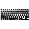 MiNGFi Copritastiera Silicone Thai per MacBook Pro 13 A1278 A1425 A1502 (2008-2017), Air 13 A1369 A1466 (2010-2017), Pro 15 A1398 A1286 (2008-2015), Pro 17 A1297 (2011) EU/ISO - Nero