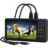 UNISHEEN HD Video Capture Box 2 Channel 1080p 60 FPS HDMI Picture-in-Picture Video Recorder with Screen 7 inches MP4 Support SD Card U Disk Storage Have USB2.0 Cable Remote Control