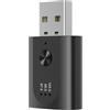 Asyduey Adattatore USB Bluetooth 5.3 Ricevitore Audio Wireless Trasmettitore Bluetooth con Microfono Chiamata In Vivavoce per Auto con Radio FM