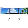 FgdVrelnor Triplo schermo PC portatile, Aura Display, doppio monitor portatile 15,6 pollici, design sottile e leggero, multischermo per viaggi di lavoro