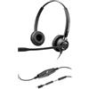 Weatwo 3,5 mm Cuffie per Computer con Microfono, Cancellazione del Rumore, Cuffie per PC 2 in 1 con jack USB-C/3,5 mm, Cuffie Stereo con controllo in linea per Teams, Business, Skype, Zoom - Nero